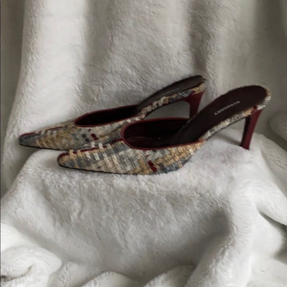 Burberry Tweed Pointed Toe Mule - Picture 3 of 5